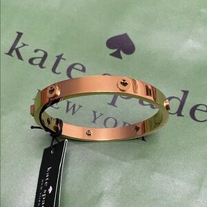 Kate Spade Rose Gold Studded Bangle